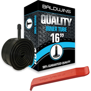 Baldwins Bike Inner Tube 16" x 1.75 - 2.25 (Schrader / Car Valve)