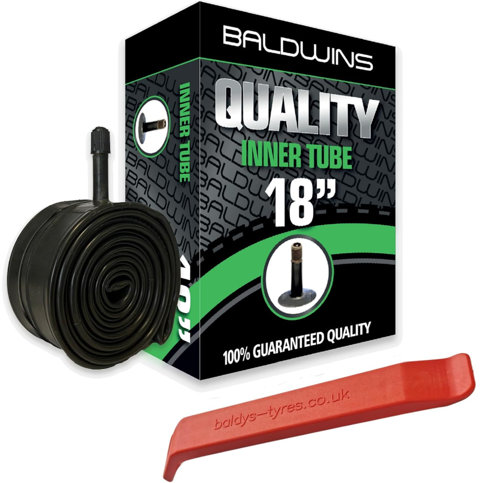 Baldwins Bike Inner Tube 18 x 1.75 - 2.25 (Schrader / Car Valve)