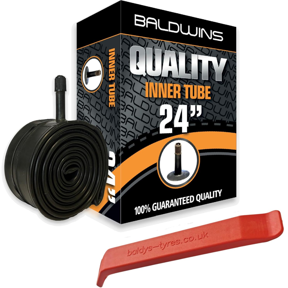 Baldwins Bike Inner Tube 24 x 1.0 (Schrader / Car Valve)