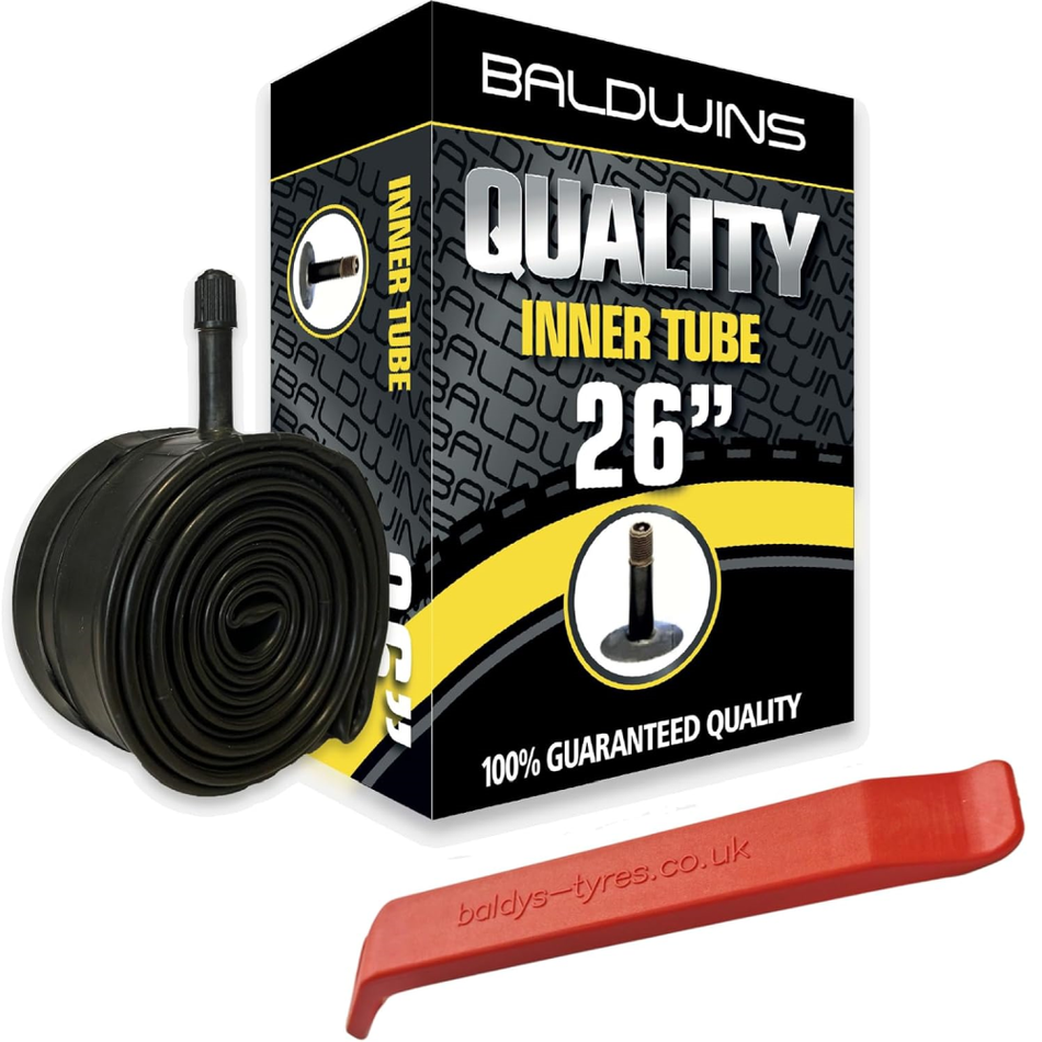 Baldwins Bike Inner Tube 26 x 1.75 - 2.125 (Schrader / Car Valve)