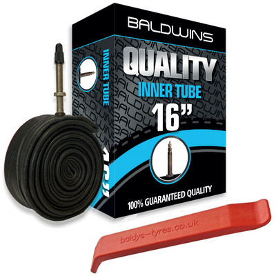 Baldwins Bike Inner Tube 16 x 1.75 - 2.25 (Presta / French Valve)