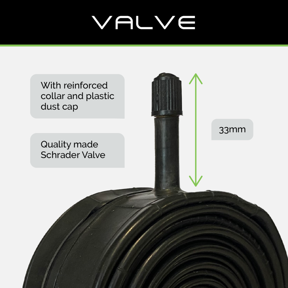 Baldwins Bike Inner Tube 20 x 1-3/8 (Schrader / Car Valve)