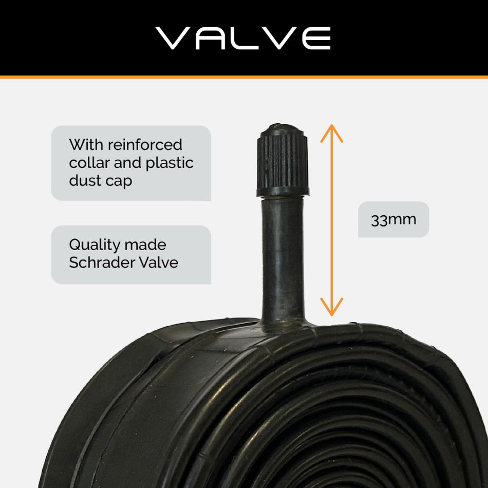 Baldwins Bike Inner Tube 24 x 1.0 (Schrader / Car Valve)
