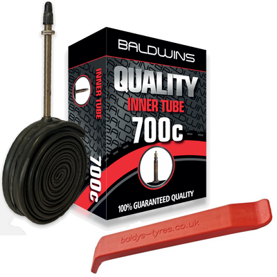 Baldwins Bike Inner Tube 700 x 20c - 25c (80mm Extra Long Presta / French Valve)