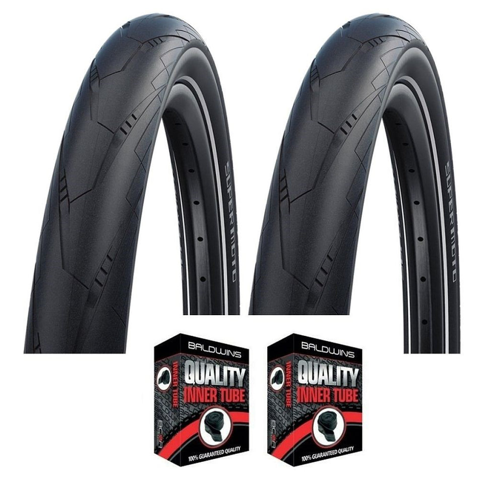 Schwalbe SUPER MOTO 29 x 2.40 Slick Bike Tyre BLACK