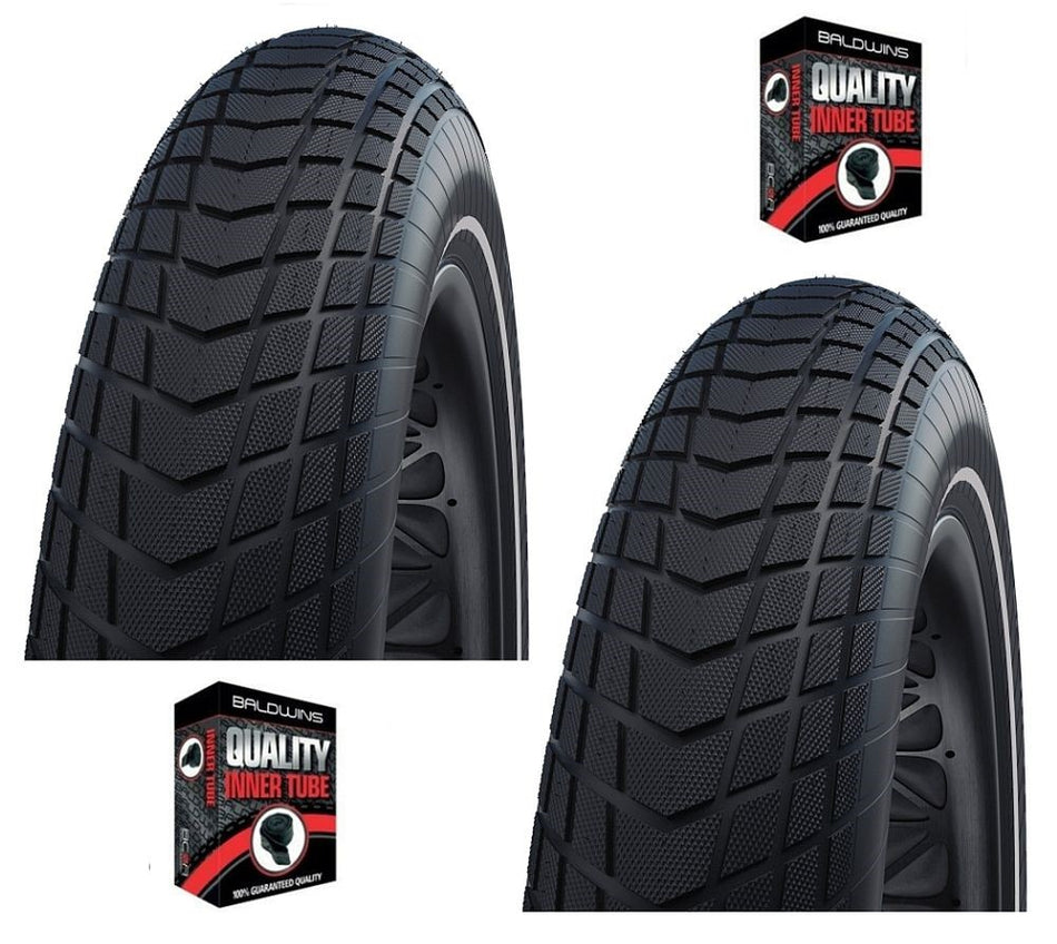 Schwalbe SUPER MOTO-X 20 x 4.0 Fat Bike Tyre BLACK