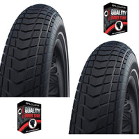 Schwalbe SUPER MOTO-X 20 x 4.0 BLACK Fat Bike 100-406 TYRE s TUBE s