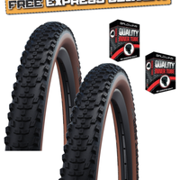 Schwalbe SMART SAM 27.5 x 2.35 Bronze Wall Mountain Bike TYREs TUBEs