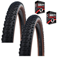 Schwalbe SMART SAM 27.5 x 2.25 BRONZE WALL Mountain Bike TYREs TUBEs