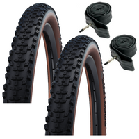 Schwalbe SMART SAM 27.5 x 2.35 Bronze Wall Mountain Bike TYREs TUBEs