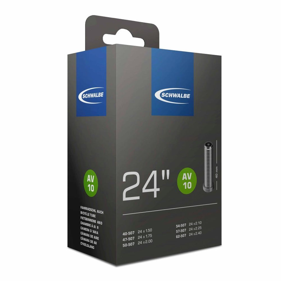 Schwalbe AV10 Inner Tube 24 x 1.50 - 24 x 2.40 Schrader Valve