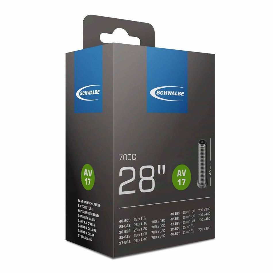Schwalbe AV17 28" / 700c Schrader / Car / Auto / Valve Inner Tube