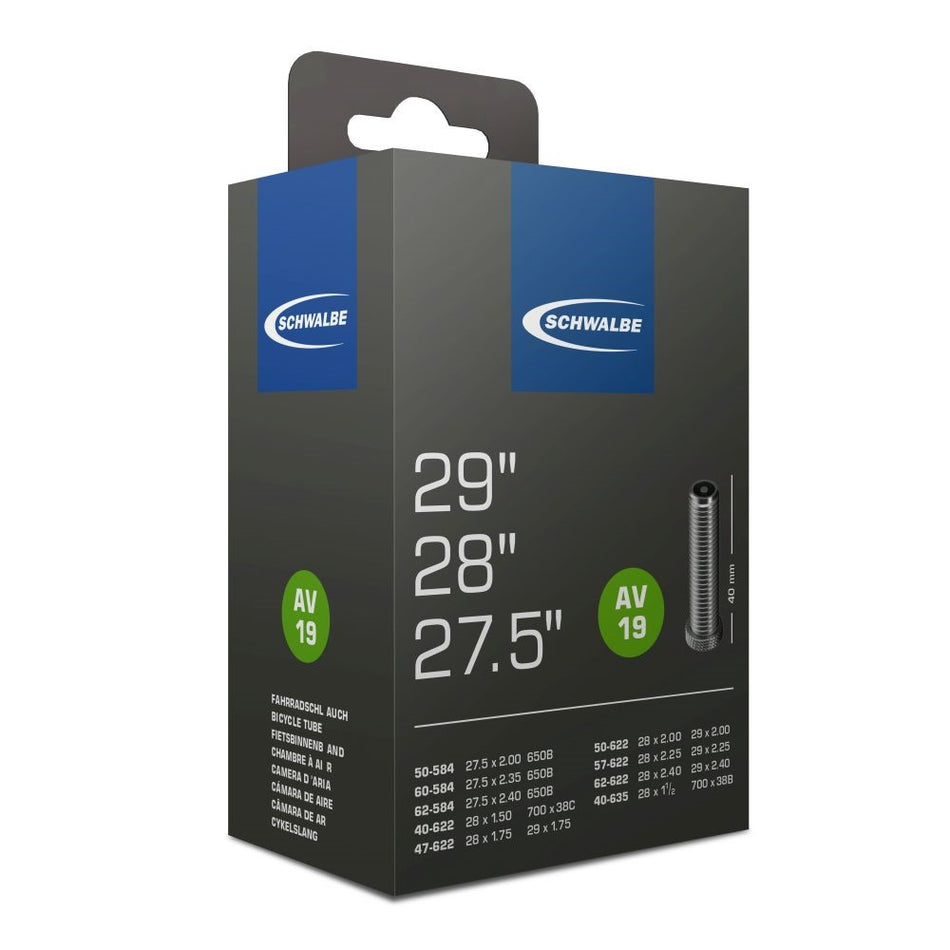 Schwalbe AV19 27.5" / 28" / 29" Schrader / Car / Auto / Valve Inner Tube