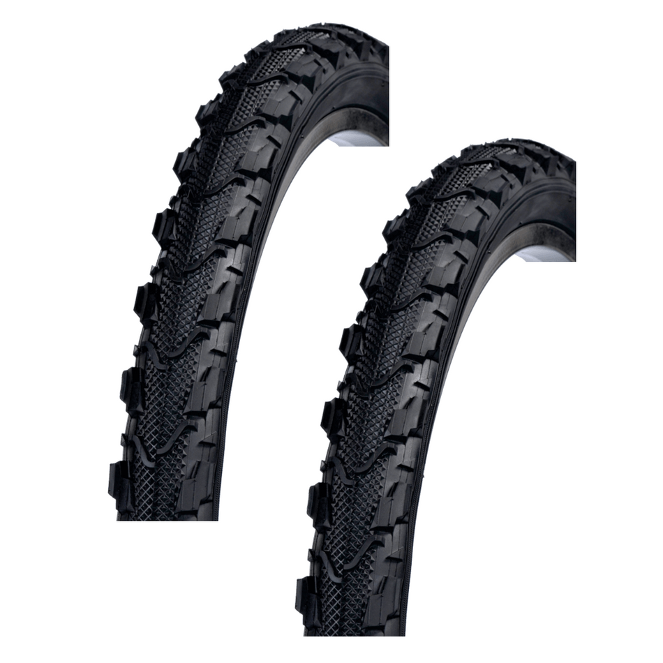 26 x 1.95 Baldys BLACK Semi Slick Mountain MTB Bike Tyre S / Tube S