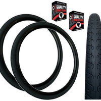 Baldys 26 x 1.50 BLACK Slick Road Mountain Bike TYRE s / TUBE s