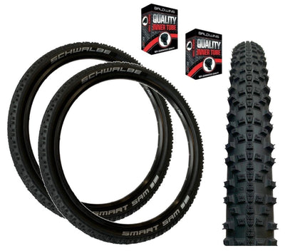 Schwalbe SMART SAM 20 x 2.35 Kids Mountain Bike Off Road Gravel TYREs TUBEs