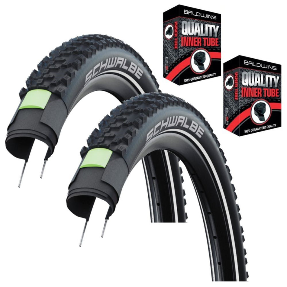 Schwalbe SMART SAM PLUS 29 x 1.85 / 700 x 47c Bike Tyre BLACK