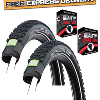 Schwalbe SMART SAM PLUS 27.5 x 2.10 Puncture Resistant MTB Bike TYRE s TUBE s