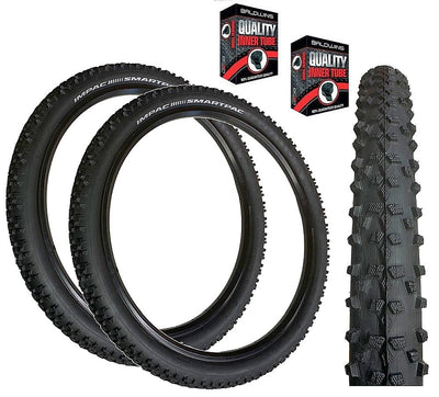 Impac SMARTPAC 26 x 2.25 Mountain Bike MTB Off Road Tread Black TYREs TUBEs