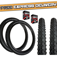 Impac SMARTPAC 26 x 2.25 Mountain Bike MTB Off Road Tread Black TYREs TUBEs