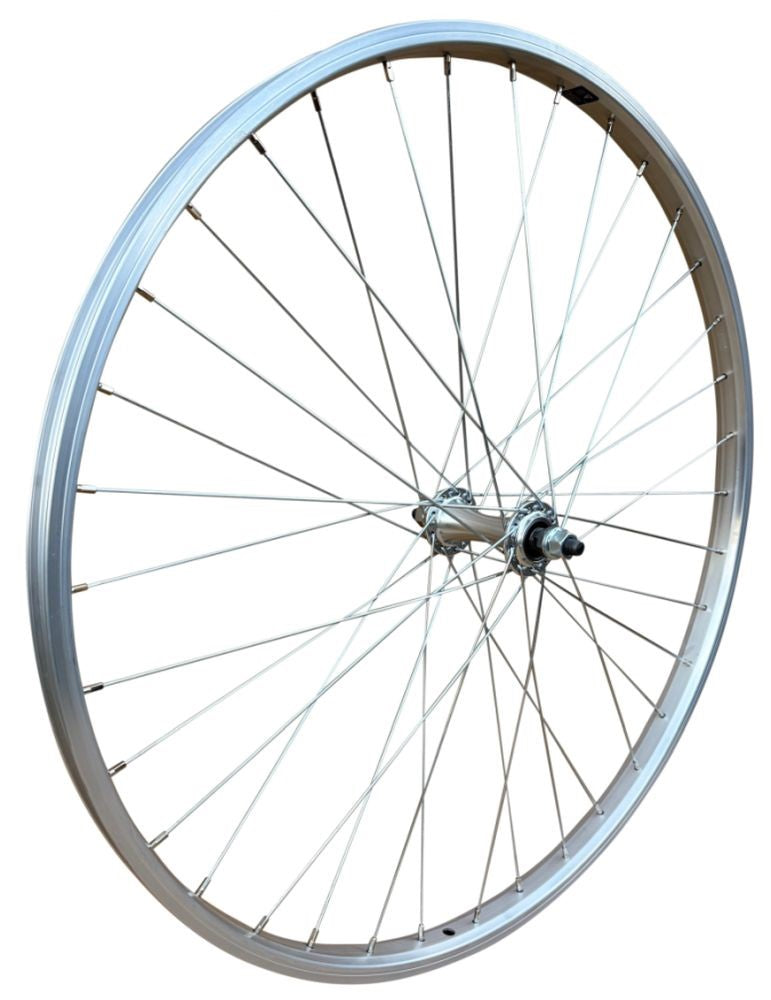 Baldys 26" FRONT Mountain Bike Wheel Nutted Sealed Bearing Hub Silver