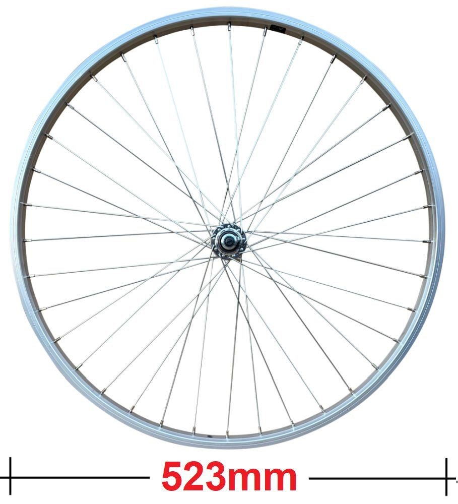Baldys 20" FRONT Mountain Bike Wheel Nutted Sealed Bearing Hub Silver