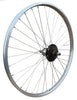 Baldys 6 Speed 24" Rear Silver Mountain Bike Wheel Sealed Bearing Alloy Hub