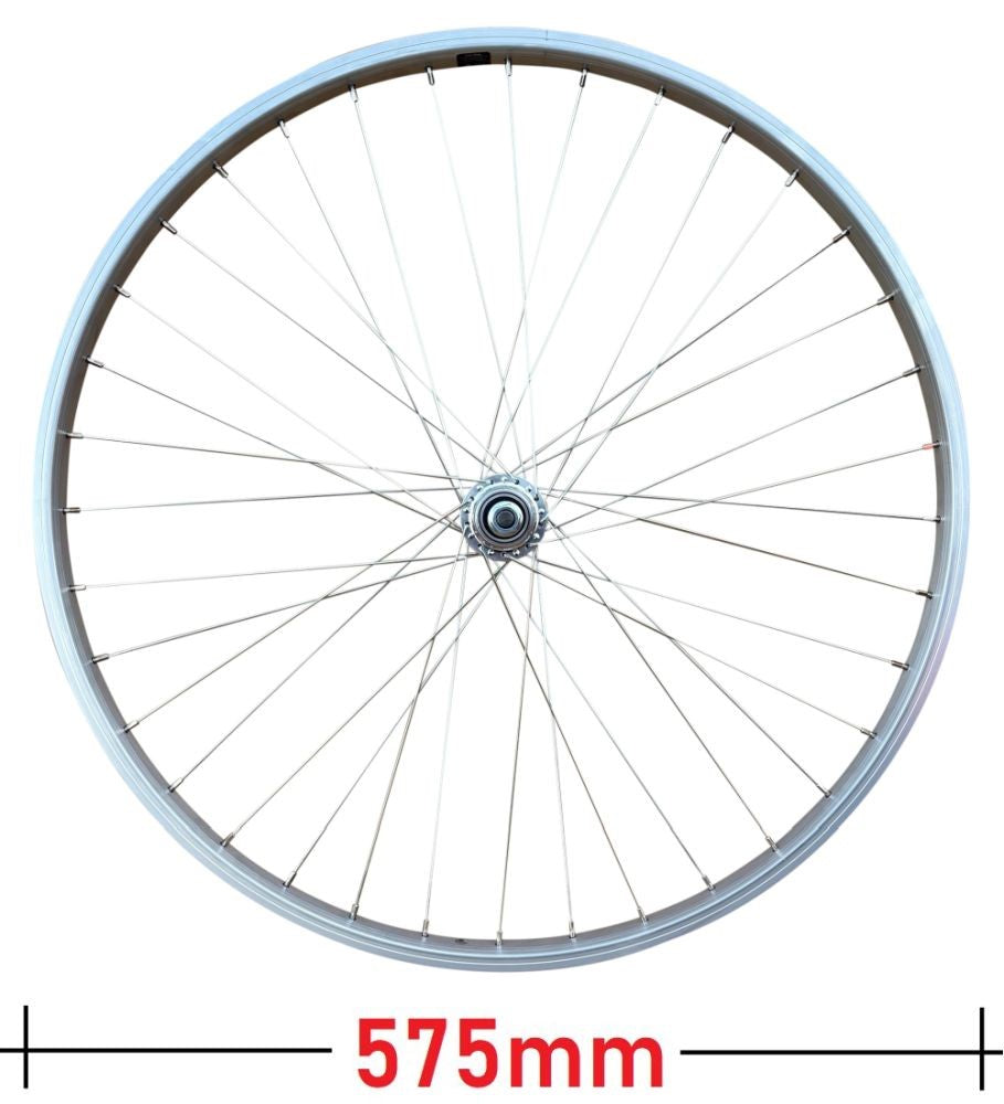 Baldys 26" REAR Mountain Bike Wheel SCREW ON Sealed Bearing Hub Silver