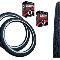 Impac STREETPAC 18 x 1.75 Slick Tread Bicycle TYREs TUBEs