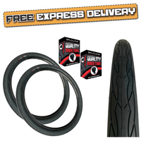 KUJO TRIBAL 27.5 x 2.0 650B Slick Smooth Tread Mountain Bike Road TYREs TUBEs