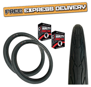 KUJO TRIBAL 27.5 x 2.0 650B Slick Smooth Tread Mountain Bike Road TYREs TUBEs