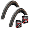 Continental ULTRA SPORT III 700 x 28c BROWN WALL Folding Road Bike TYREs TUBEs