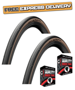 Continental ULTRA SPORT III 700 x 28c BROWN WALL Folding Road Bike TYREs TUBEs
