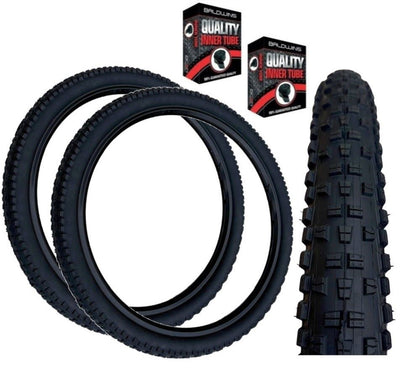 Baldys WOLFTRACK 26 x 2.35 BLACK Mountain Bike TYRE s / TUBE s