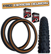 Baldys WOLFTRACK 27.5 x 2.35 BROWN WALL Mountain Bike TYRE s / TUBE s