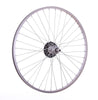 26" REAR Mountain Bike / Cycle Wheel + 7 Speed Shimano Freewheel Silver Alloy