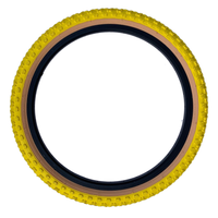 Baldys 16 x 1.75 YELLOW With TAN WALL Kids BMX Mountain Bike TYRE s TUBE s