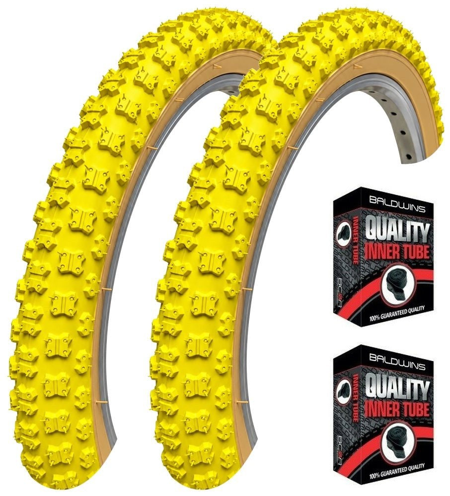 Baldys 16 x 1.75 Yellow / Tan Wall Compe 3 Tread