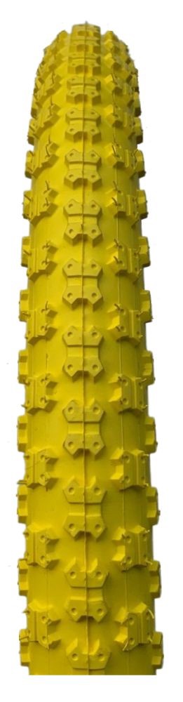 Baldys 20 x 2.125 BMX / Mountain Bike Tyre YELLOW / TAN WALL