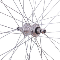 700c PAIR Hybrid Bike Wheels With Alloy Rims & Alloy Hubs