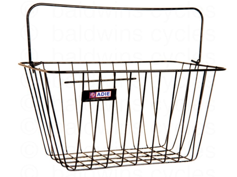 Adie Front Wire Basket in Black - Jumbo