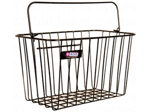 Adie Front Wire Basket in Black - Standard