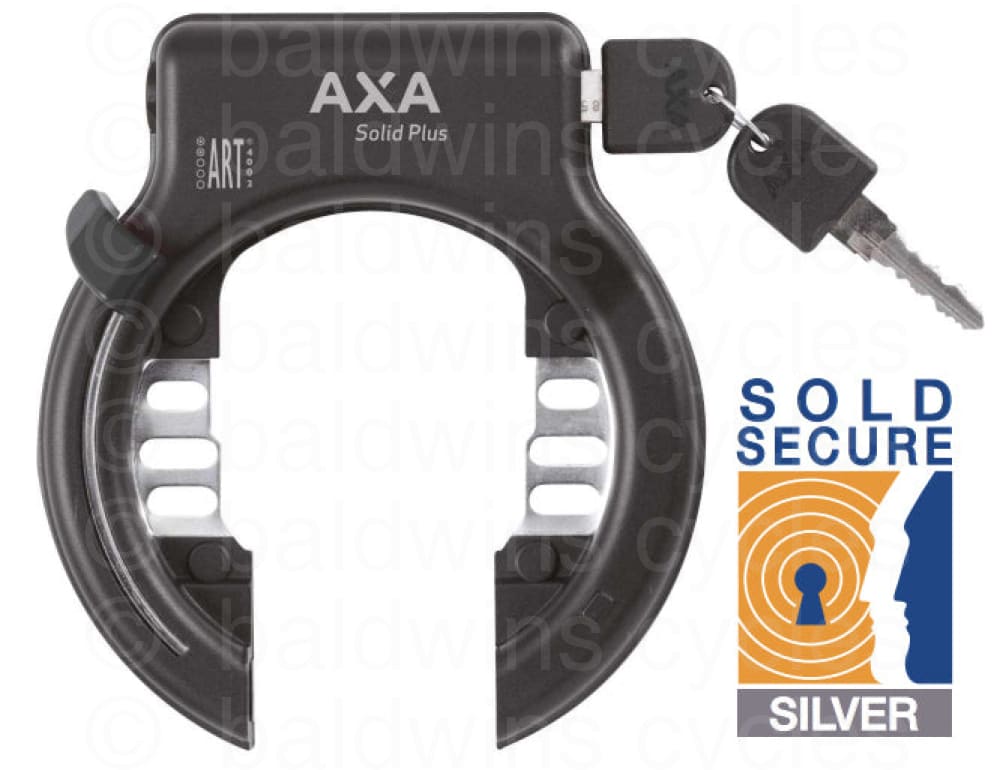 AXA Solid Plus Framelock in Black (SILVER Sold Secure)