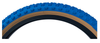 Baldys 20 x 2.125 BMX Mountain Bike BLUE / TAN WALL Knobby Tread TYREs TUBEs