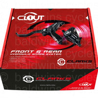 Clarks Clout 1 Hydraulic Front & Rear Disc Brake in Black 160mm