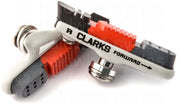 Clarks CPS240 - 55mm Road Caliper Brake Shoe & Spare Pad. Suitable for Shimano, SRAM & Tektro Systems - Black
