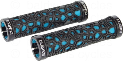 Clarks Hex Lock-on Grips - Black/Red