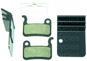 Clarks Organic Finned VX824C Clarks M2, HDB540, 600, 790, XTR-XT-SLX-Saint, Hone M60, LX, M585, Deore Disc Pads inc. Carrier & Pads (carded)