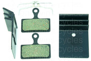 Clarks Organic Finned VX852C M1, M2, M3, New XTR M985, M987, M988, M975, M965 - XT M785 - SLX M666, M675 - Deore M615 Disc Pads inc. Carrier & Pads (carded)