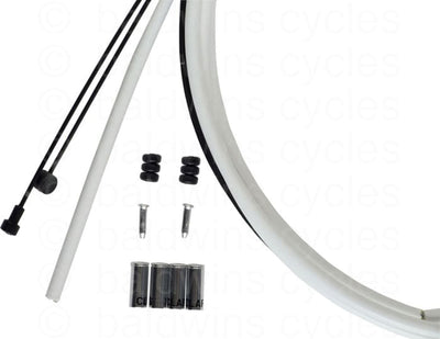 Clarks Zero-G Road Brake Cable Kit. 35% Lighter in White